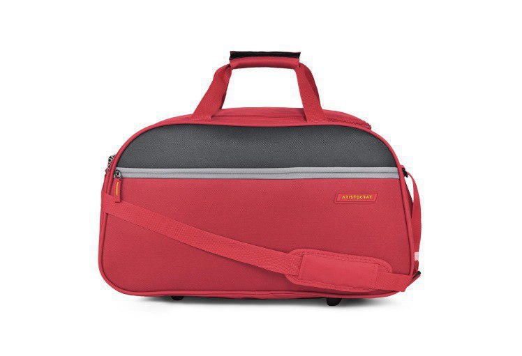 Aristocrat Enigma 52 Cm Polyester Softsided Cabin Size Duffle Bag - Reddeal