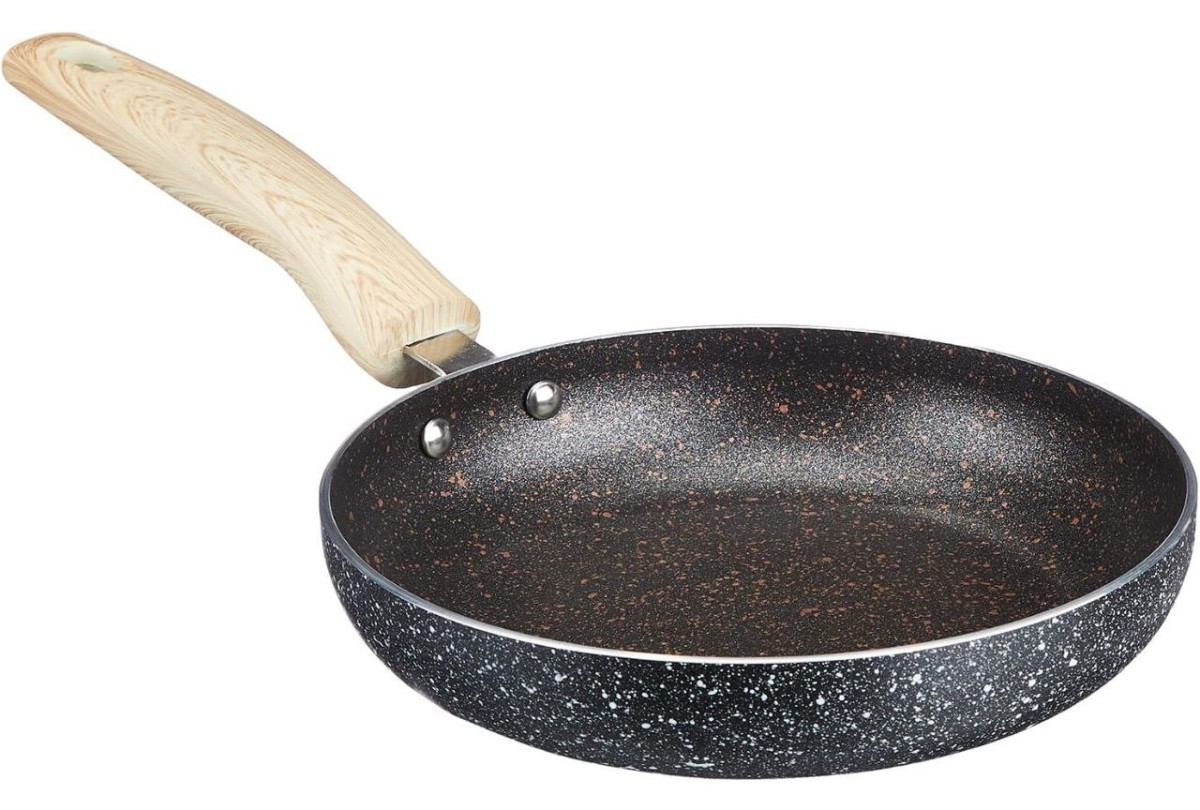 Amazon Brand - Solimo 20cm Non Stick Frying Pan Induction Gas Pfoa Freedeal