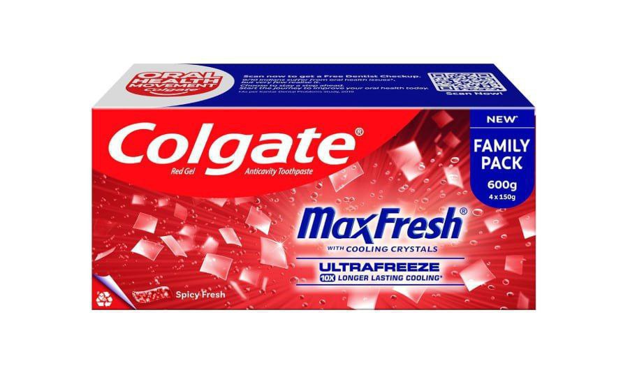 Colgate Maxfresh Toothpaste 150g X 4330