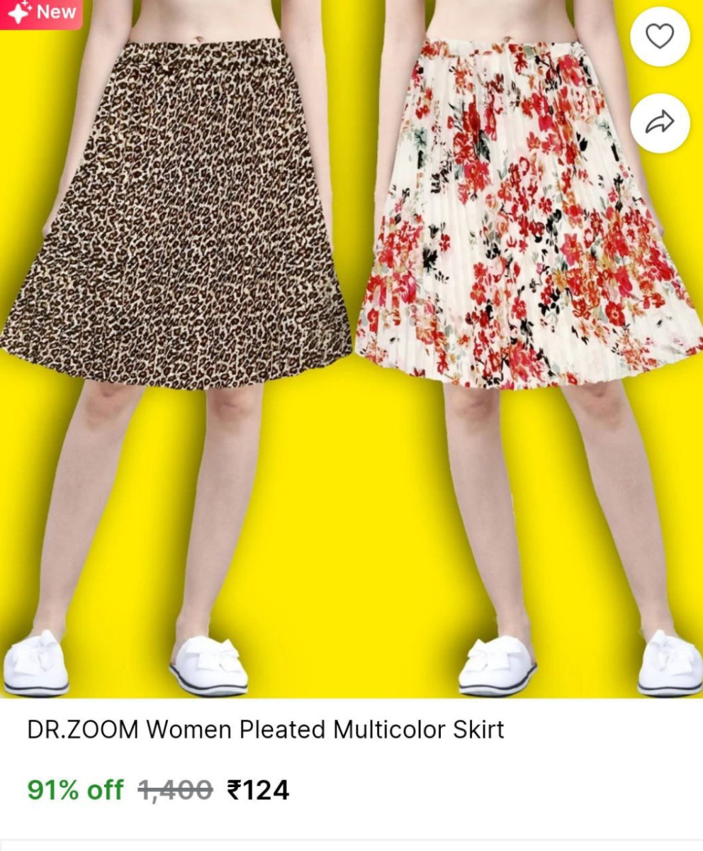 Women Multicolor Skirt Combo 124