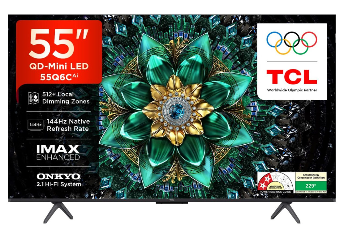 Tcl 139 Cm (55 Inches) 4k Uhd Smart Qd-mini Led Google Tvoffers 39990coupon