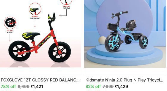 Shopsy Loot 82 On Bestselling Kids Cycles