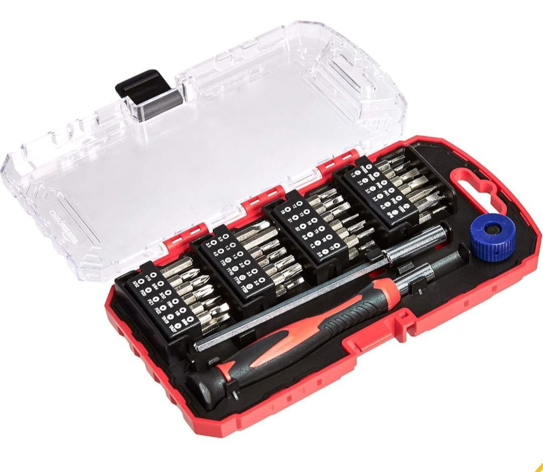 Amazonbasics 51-piece Precision Screwdriver Bit Set 589