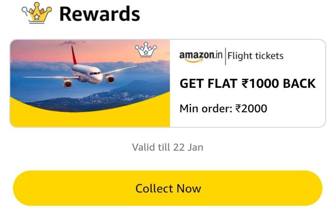 Flight Booking Flat 1000 Cashback On Min Booking 2000collect Book