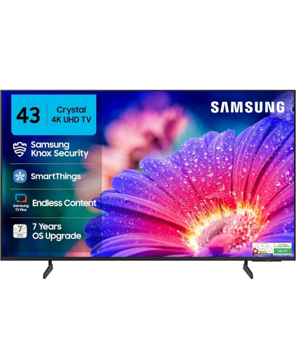 Samsung 108 Cm (43 Inches) Crystal 4k Vista Ultra Hd Smart Led Tv 20 740