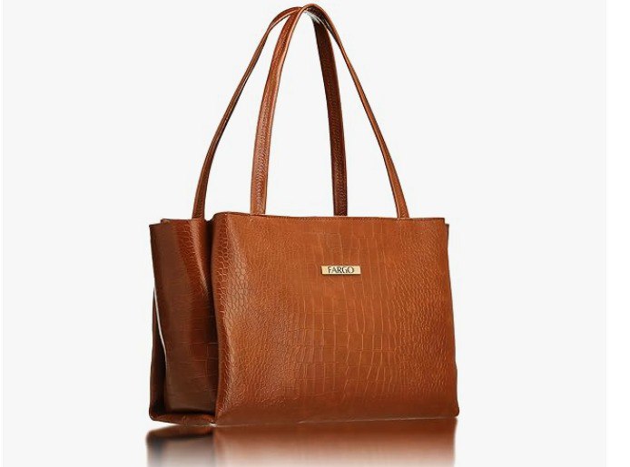 Fargo Women S Artificial Leather Shoulder Bag Browndeal 316