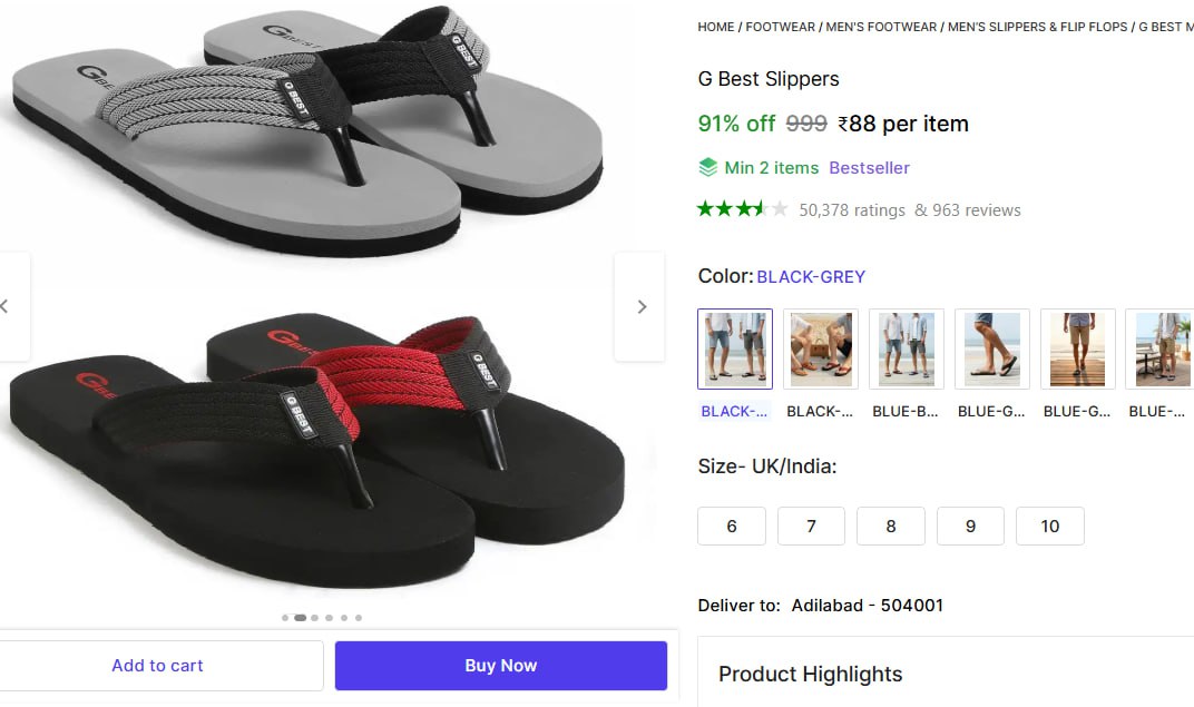 Slippers 88min Buy - 2 More Deals Click Here Must Read