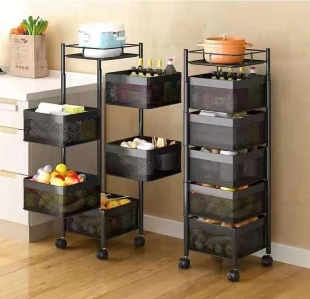 Rasvesh Multi-purpose Trolley Storage Organizer And Kitchen Accessoriesdeal