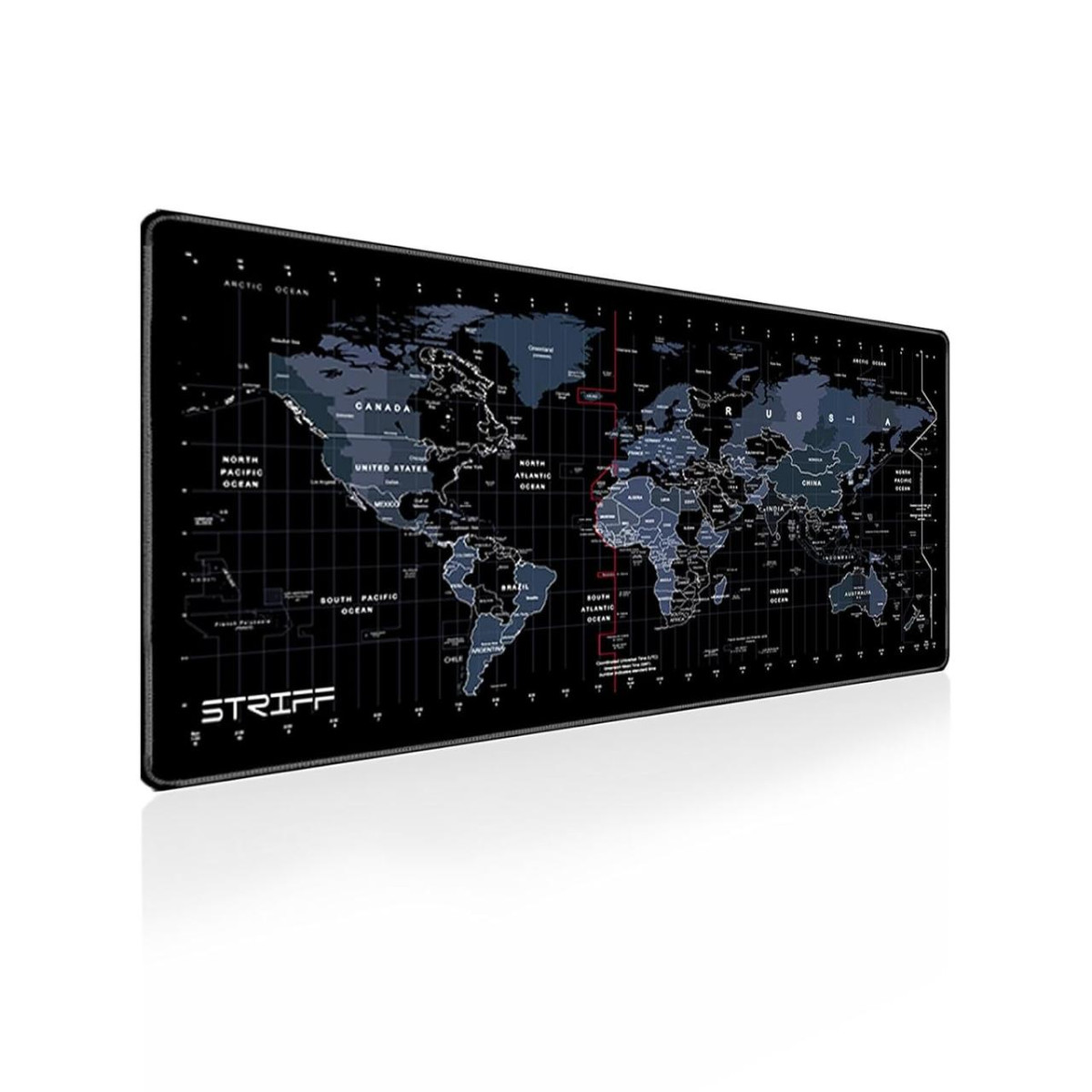 Striff World Map Extended Size (800 Mm X 300 Mm X 2 Mm) Gaming Mouse Pad 19