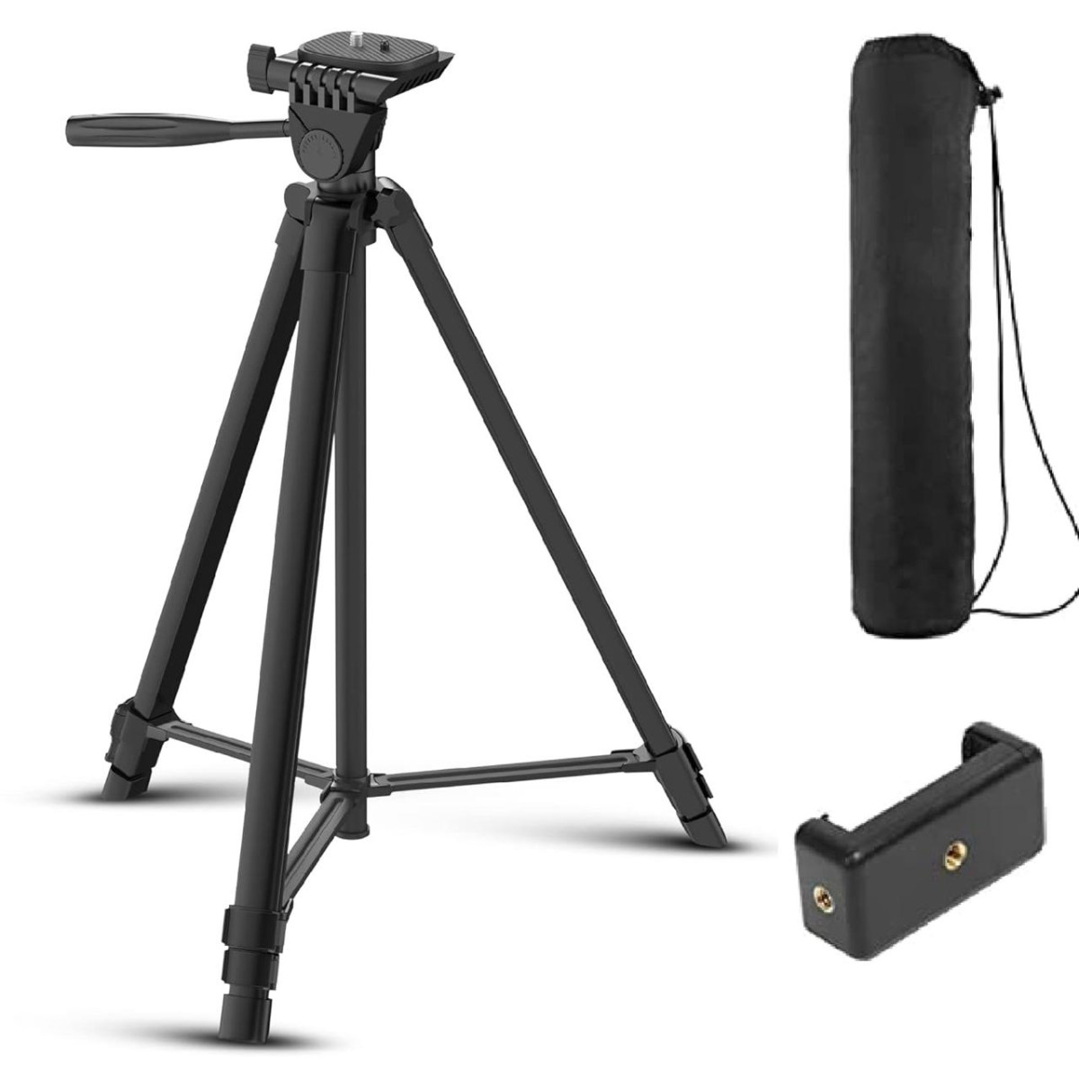 Digitek (dtr 480lw) 57 Inch Portable Aluminium Alloy Tripod With Smartphone