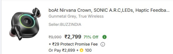 - Boat Nirvana Crown Buds At Rs 2799