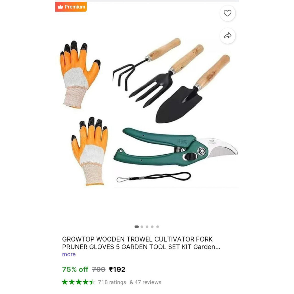 Gardening Tool Kit (pack Of 5) 192