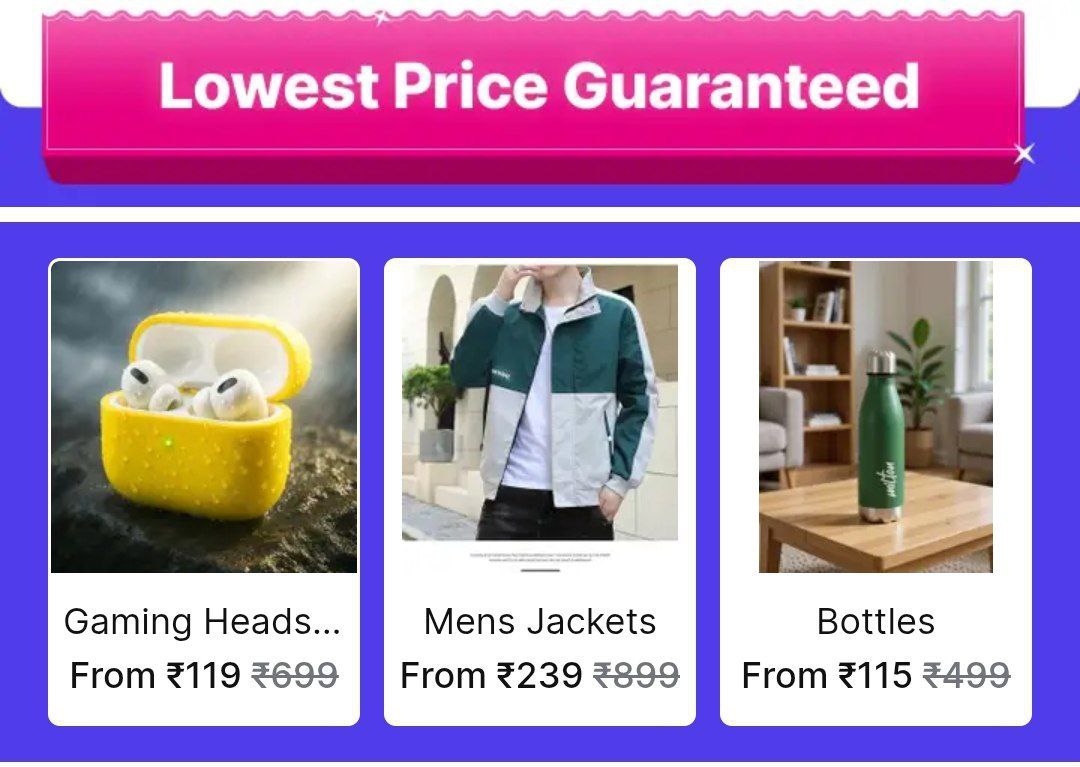 Shopsy Lowest Deals Live