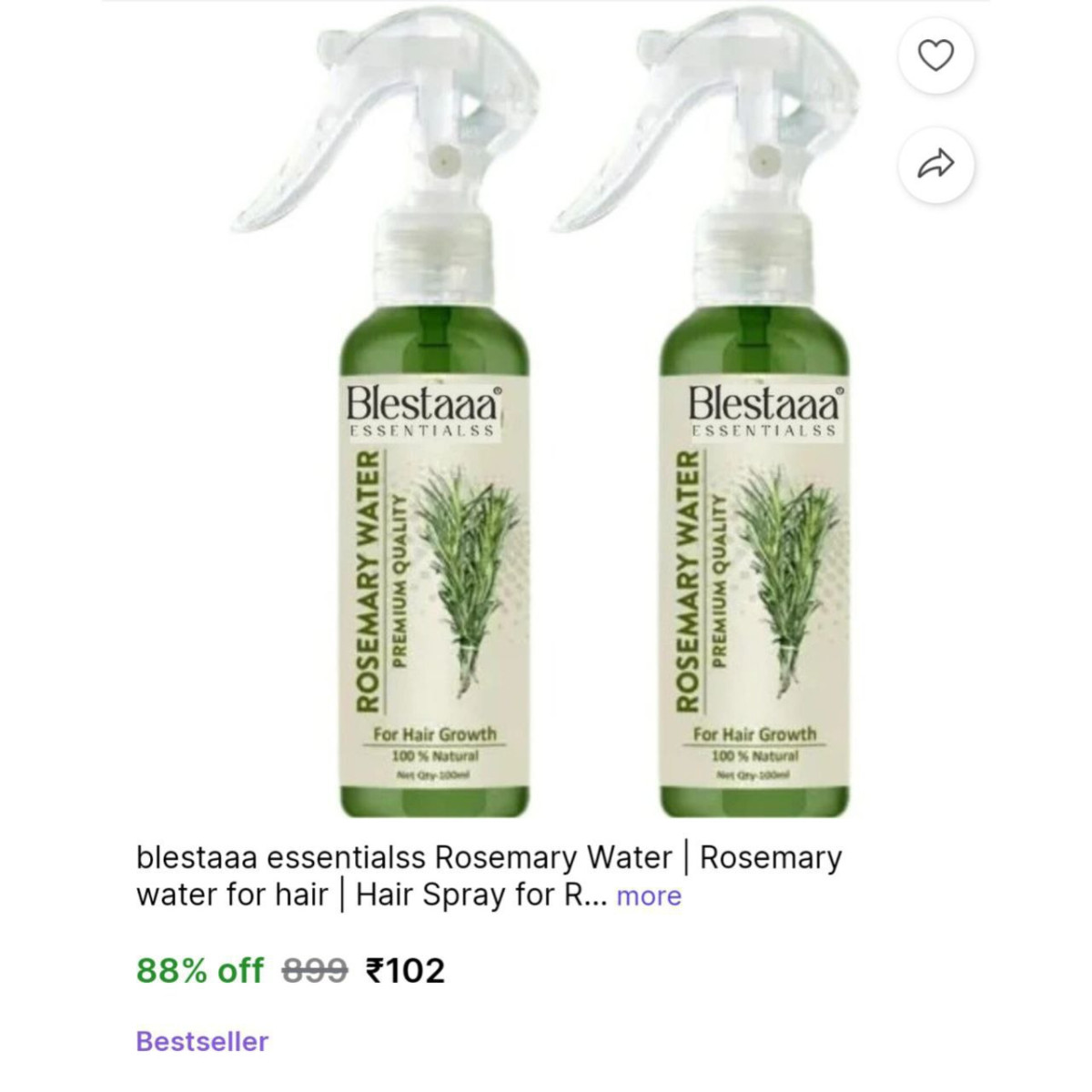 Shopsy Rosemary Water Spray 102