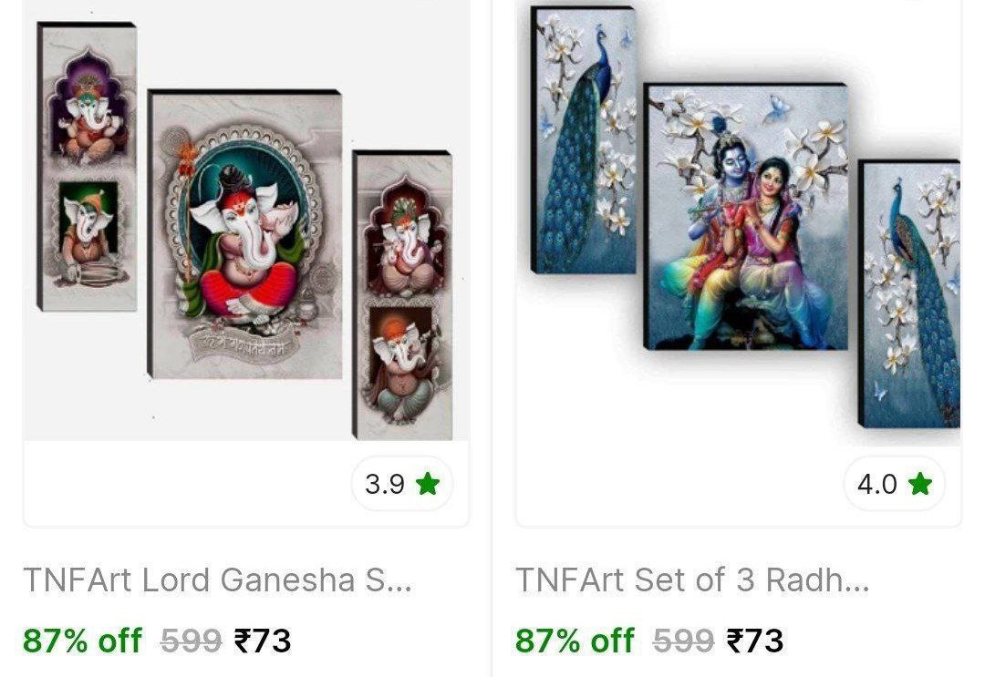 Set Of 3 Digital Reprint 73