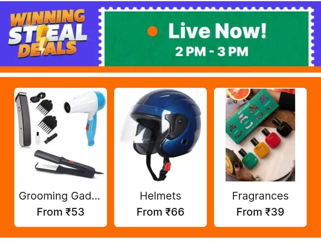 Winning Steal Deals Live