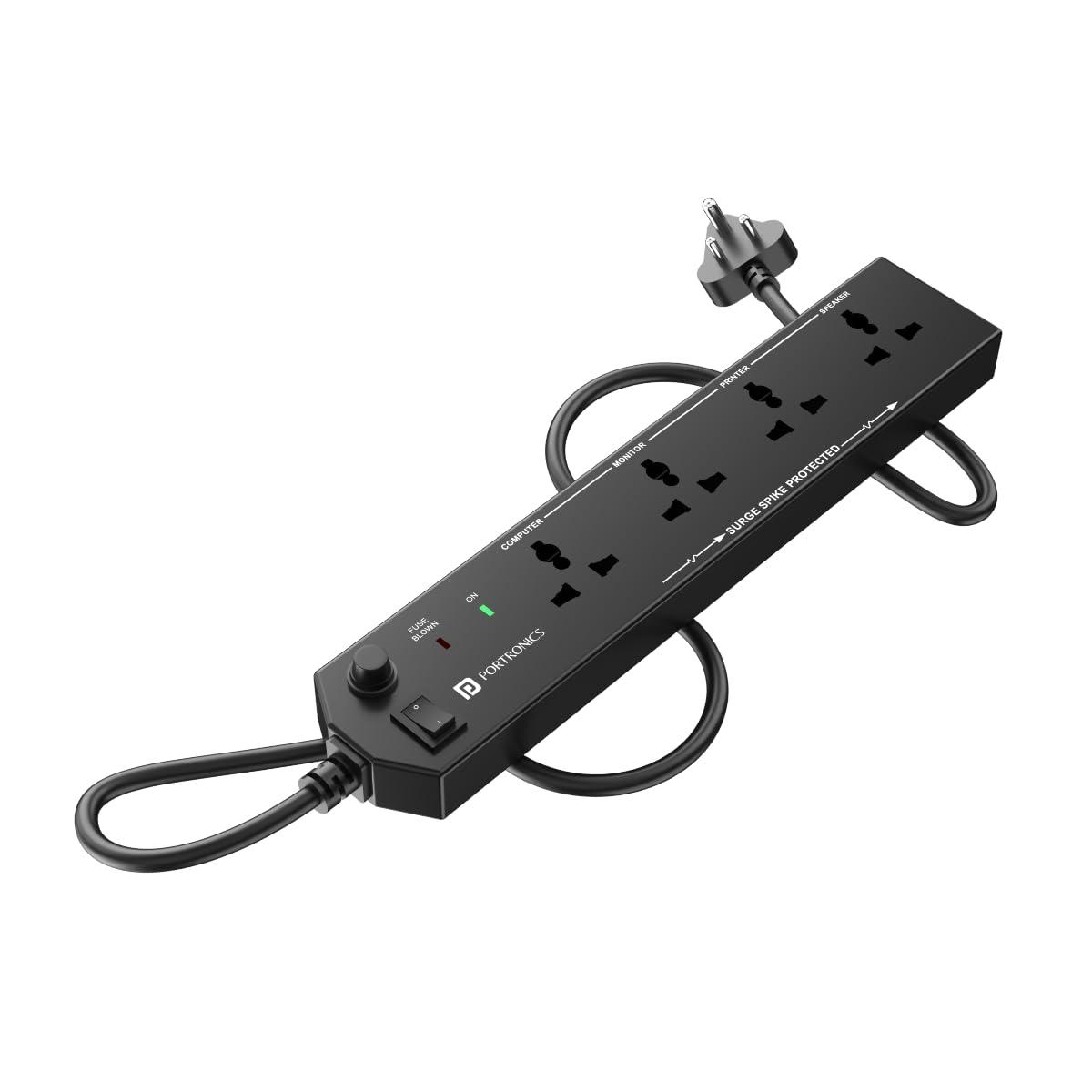 Portronics Power Plate 10 Extension Board With 4 Universal Sockets 289