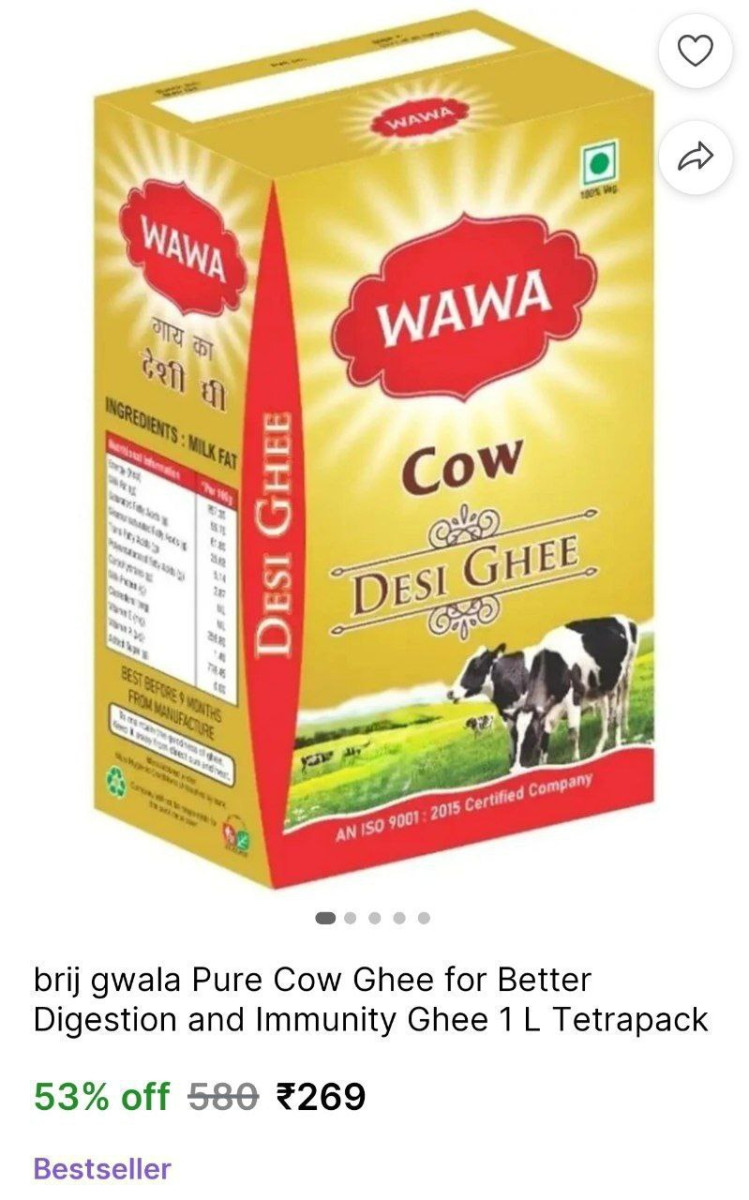 L Pure Cow Ghee 269