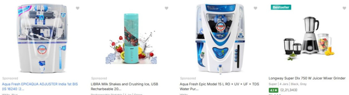 Flipkart Havells Bajaj Kentmixers Airfryers Iron Starting Rs 459 Link Click