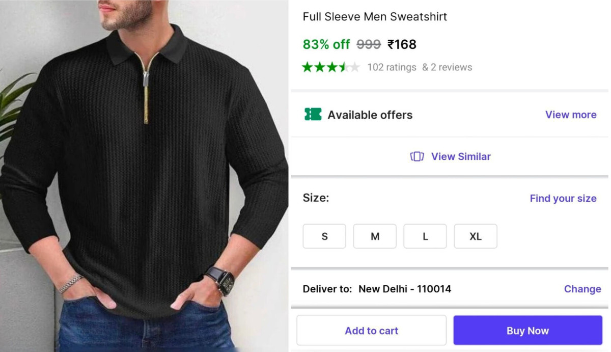 Loot Men S Sweatshirt At 168 More Deals Click Here Must Read