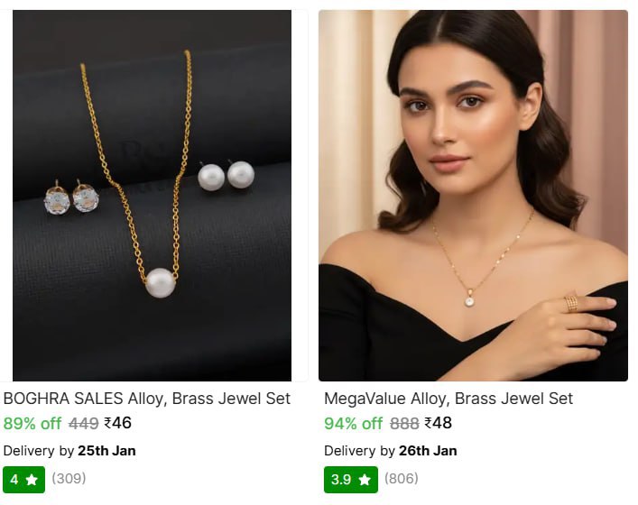 Shopsy Everything Under 200 Women S Jewellery Set 46kitchen Bestsellers 63