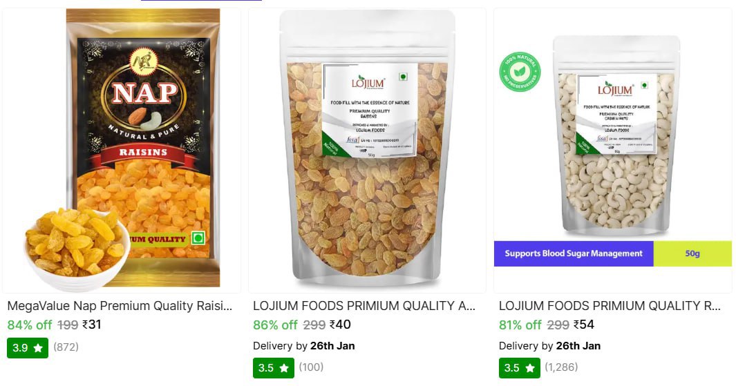 Shopsy Loot Deals Nuts Dry Fruits At 27 Toys From 31 Moisturizers From 32 F