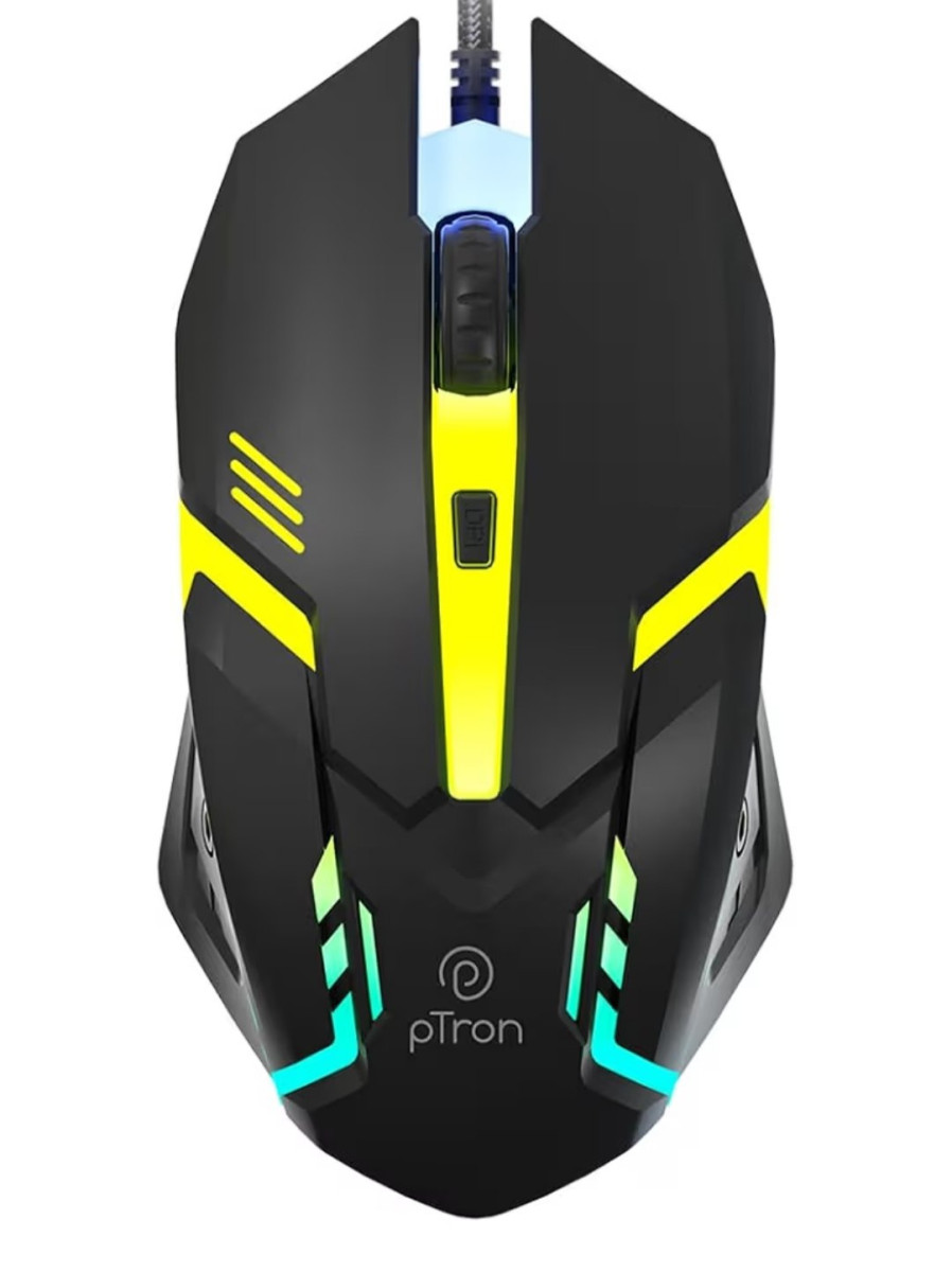 Ptron Flick M12 Wired Usb Mouse 199