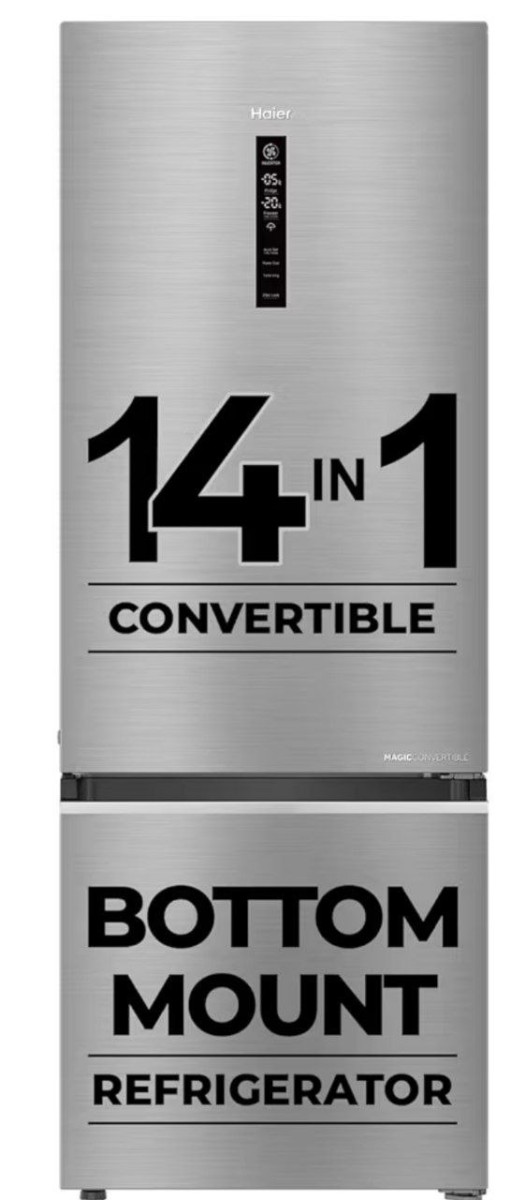 Haier 325 L 3 Star Frost Bottom Mount Double Door Refrigerator 26 990apply 