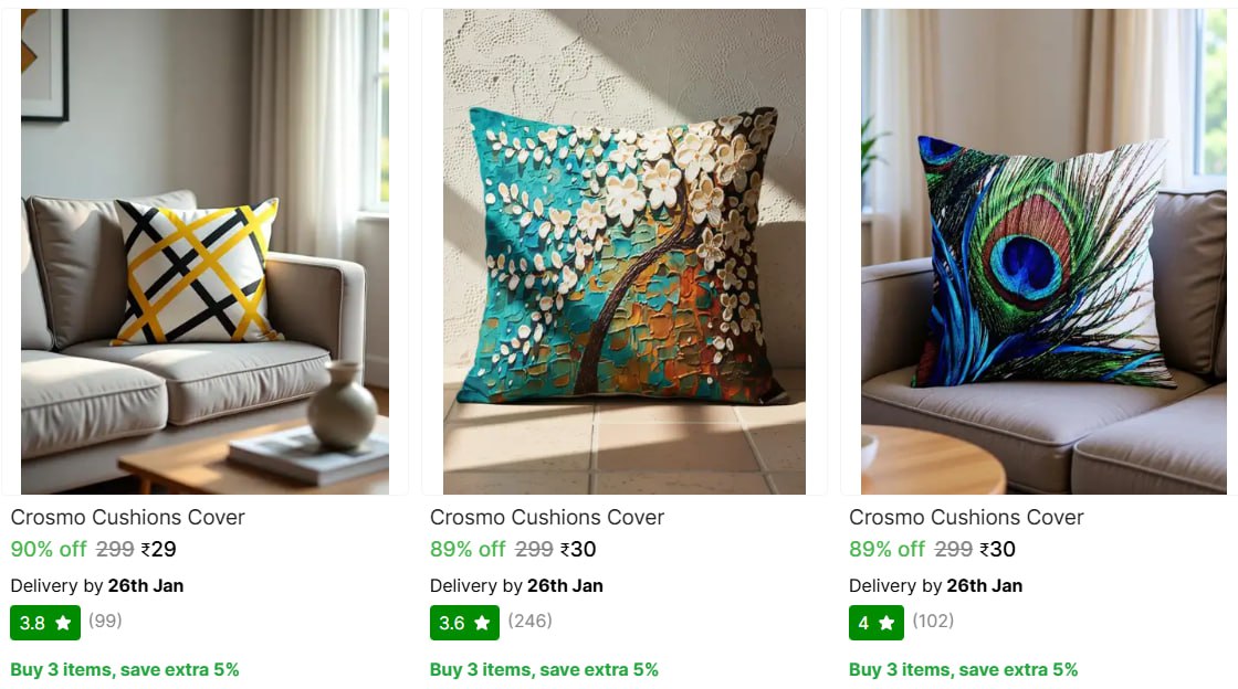 Shopsy Loot Dealspillow Pillow Cover At 29 Household Supplies From 19 Kitch