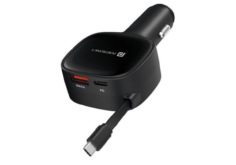Portronics Car Power Retracto 84w 3 In 1 Car Chargerdeal 719