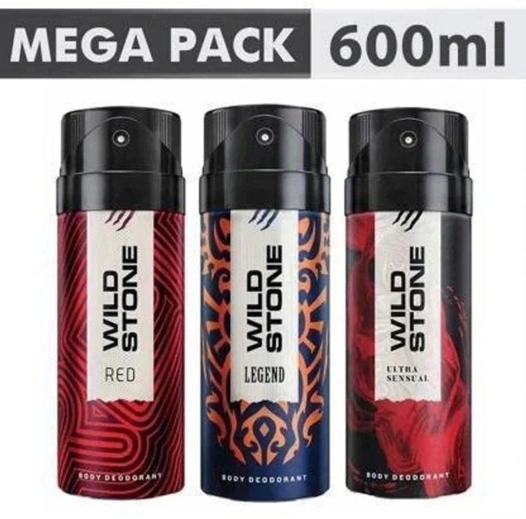 Wild Stone Ultra Sensual Red Legend (200 Ml Each) Deodorant Spray - 200 Ml 