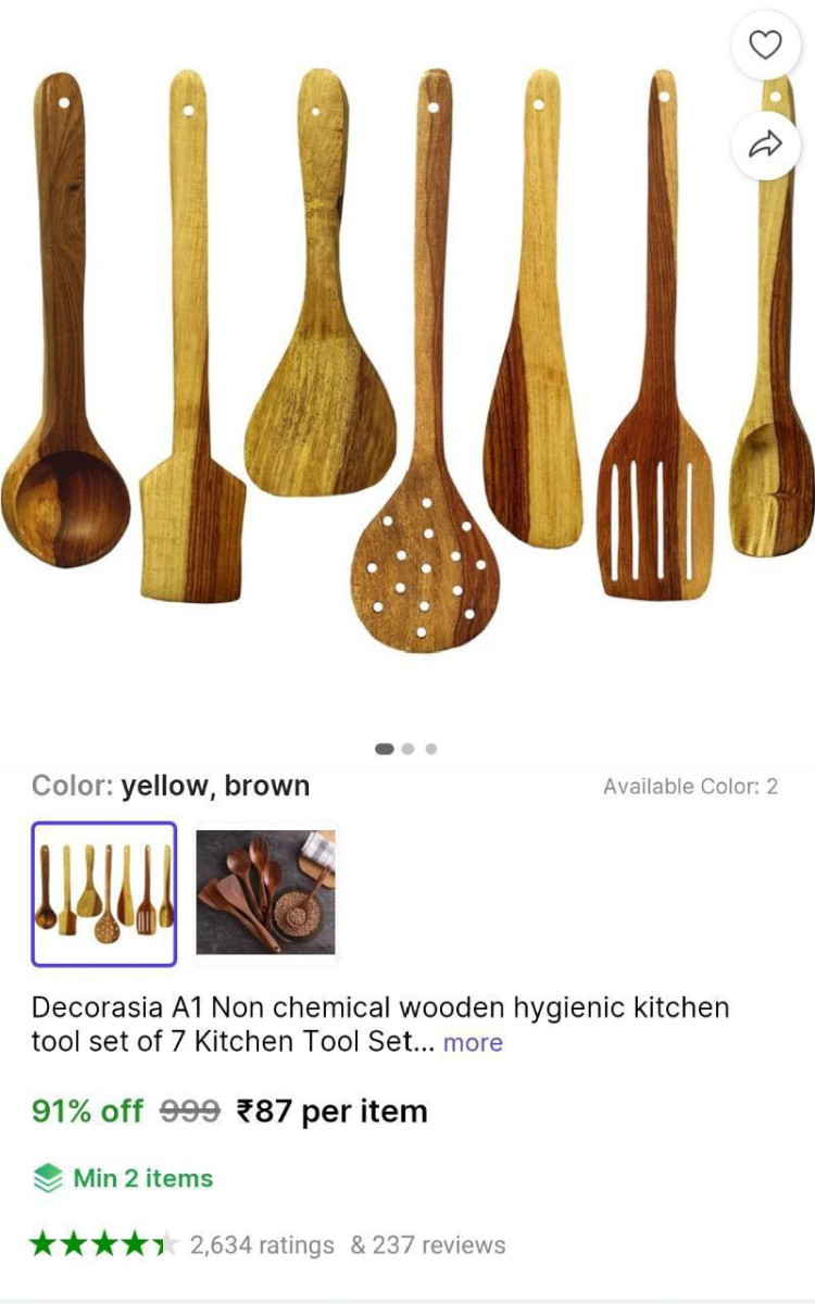 Grab 7 Kitchen Tools Set 87min Buy 2 Qnty