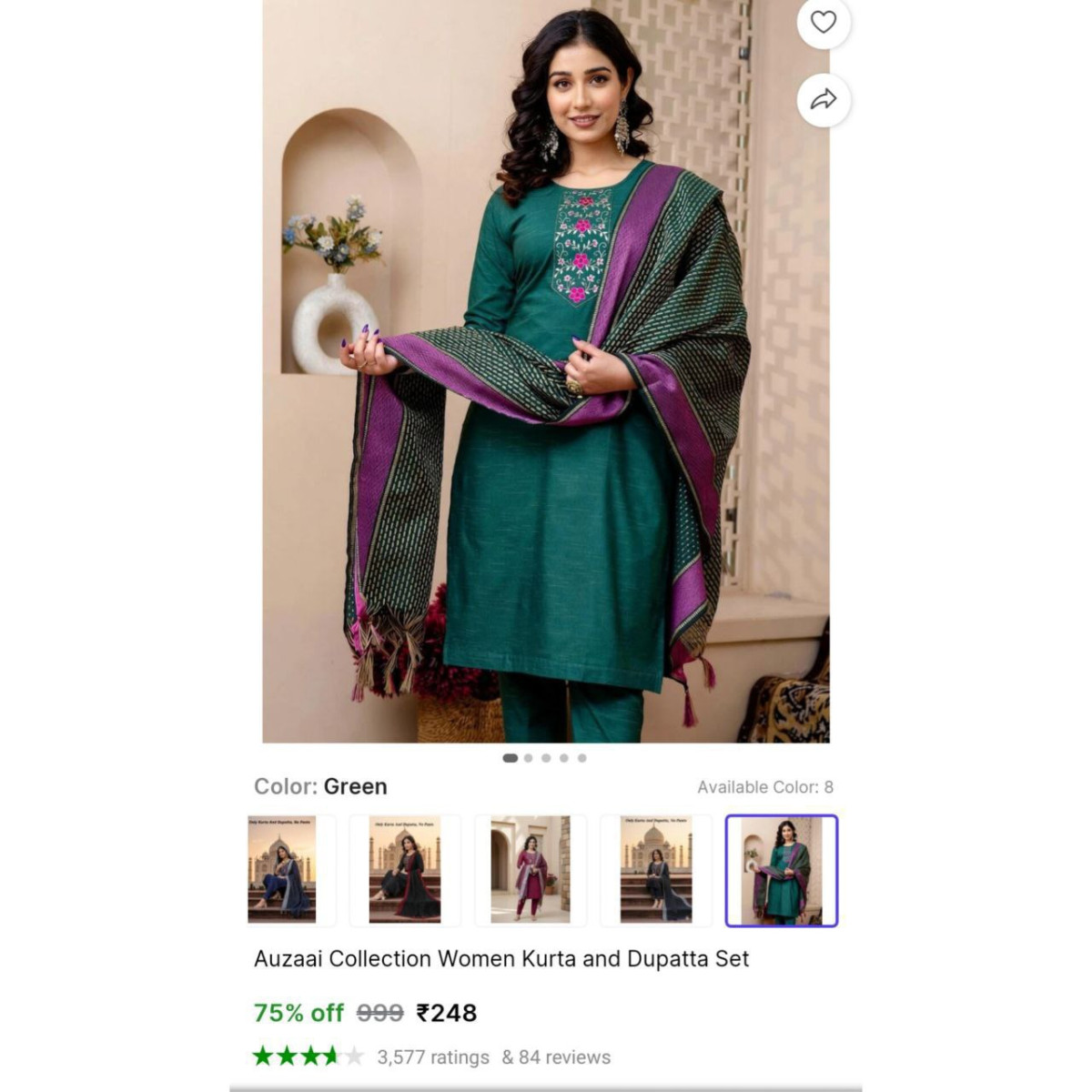 Women Kurta And Dupatta Set 248
