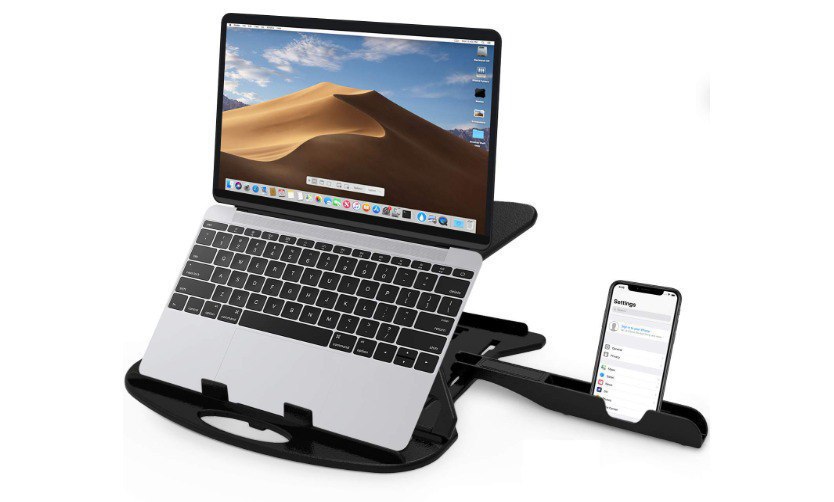 Striff Adjustable Laptop Tabletop Stand Patented Riser Ventilated Portable 