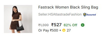 - Fastrack Women Bag At Rs 527 Master Link -