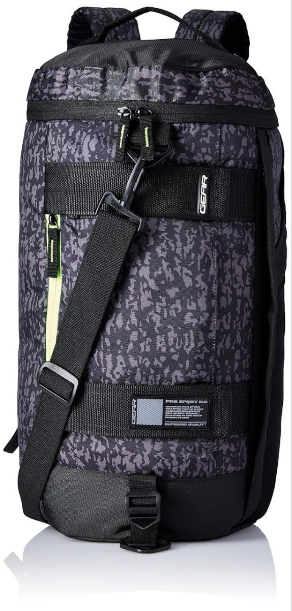 Gear Polyester Camo Maxis Water Resistant Hybrid Travel Duffle Backpack Gym