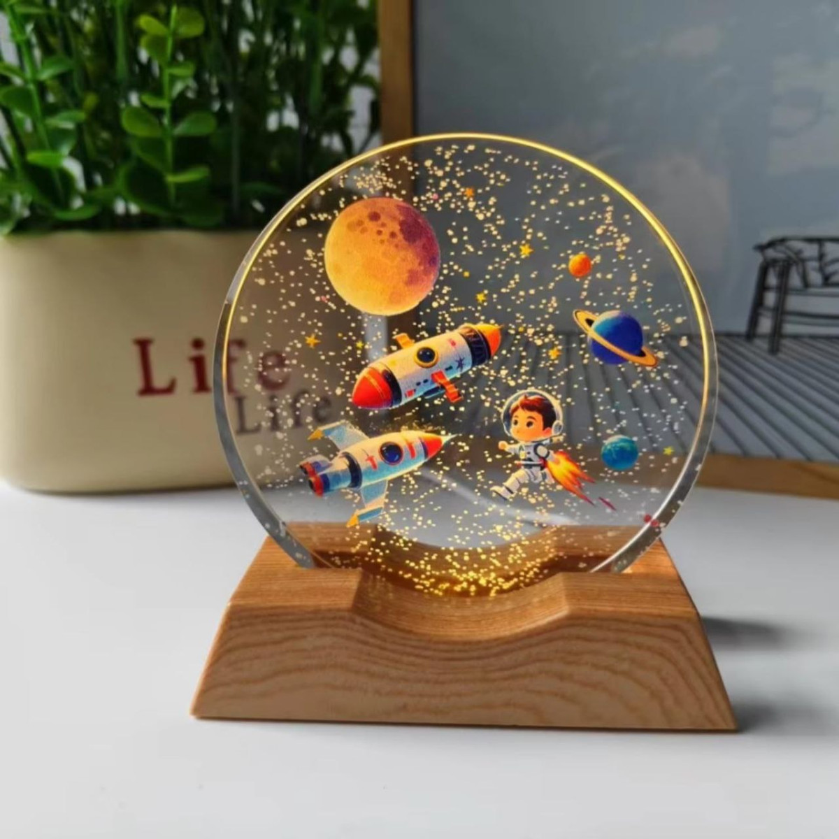 One94store 3d Acrylic Led Night Light 129