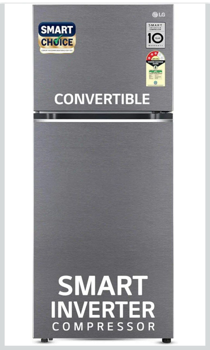 Lg Smart Choice 343 L 3 Star Frost- Smart Inverter Double Door Refrigerator