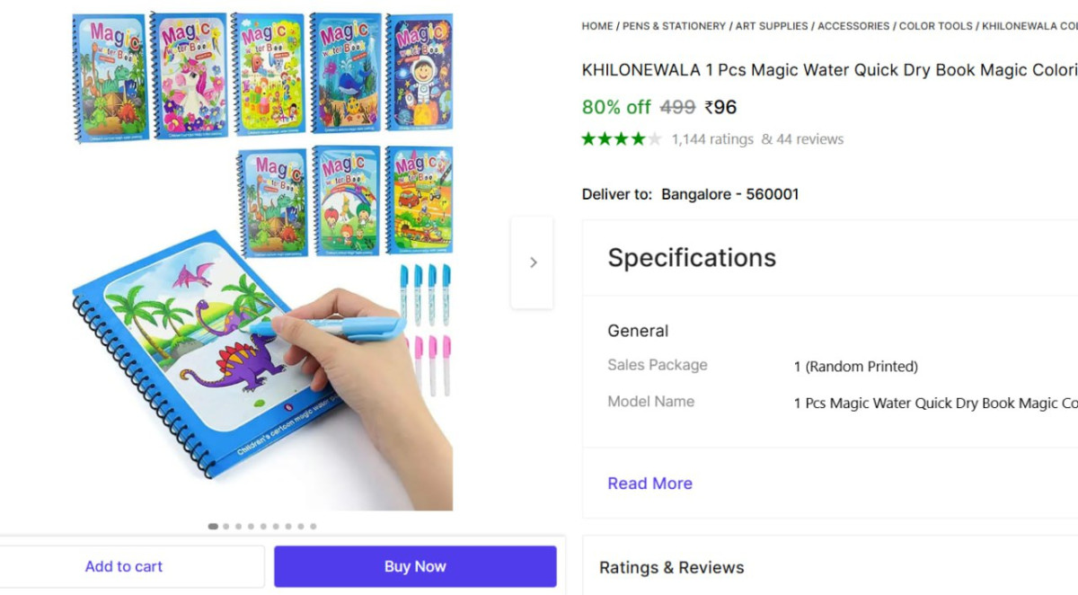 Quick Dry Magic Coloring Books 96 More Deals Click Here Must Read