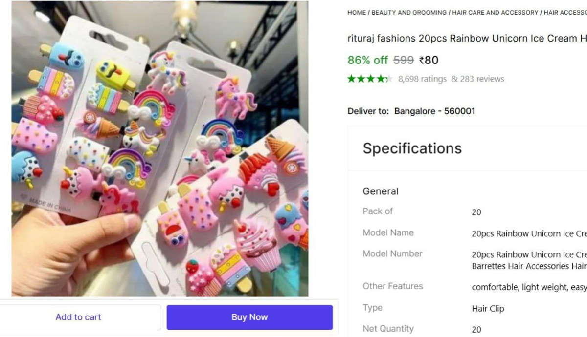 20 Pcs Hair Clips 80