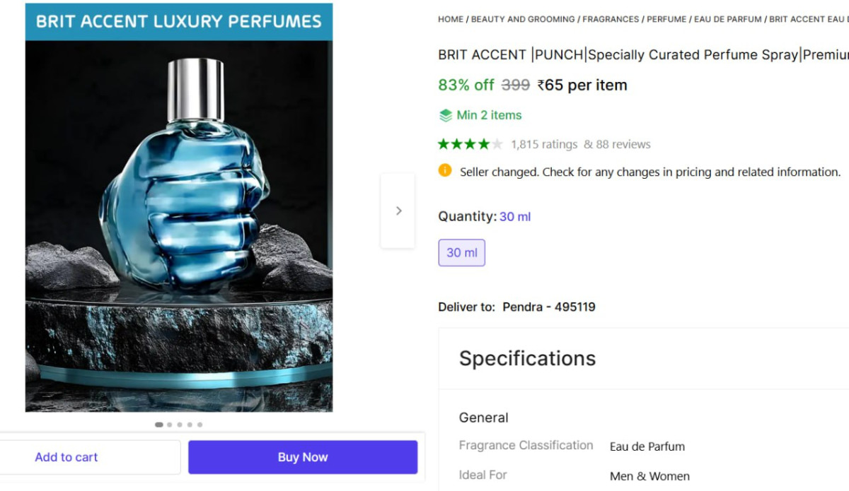 Brit Punch Perfume 30ml 65min Buy 2 Qty More Deals Click Here Must Read