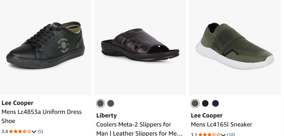 Amazon Lee Cooper Mens Slippers Starting 593 70 On Milton Products