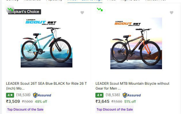 Branded Adult Cycles Starts At 3509