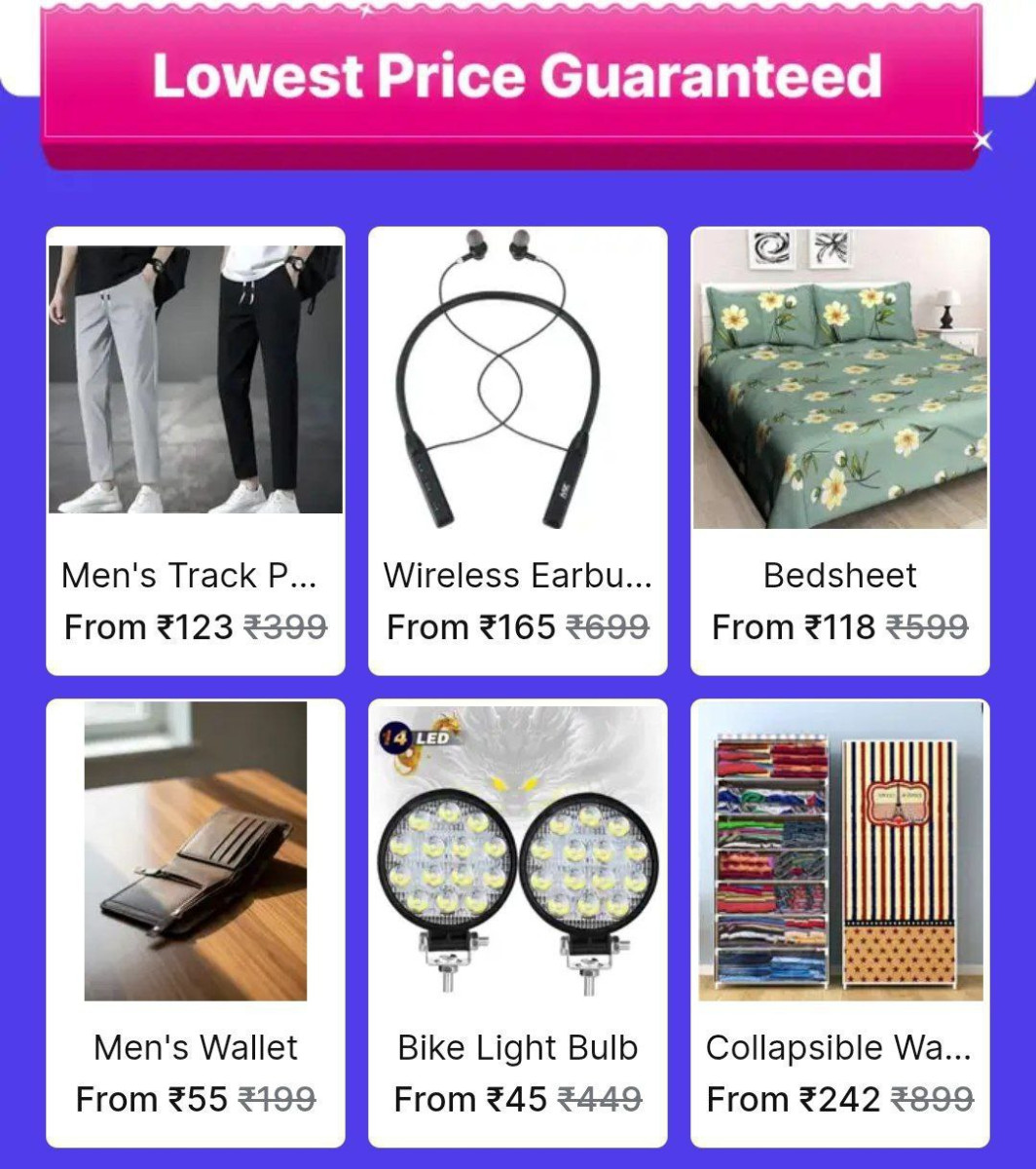 Shopsy Lowest Deals Live More Deals Click Here Must Read