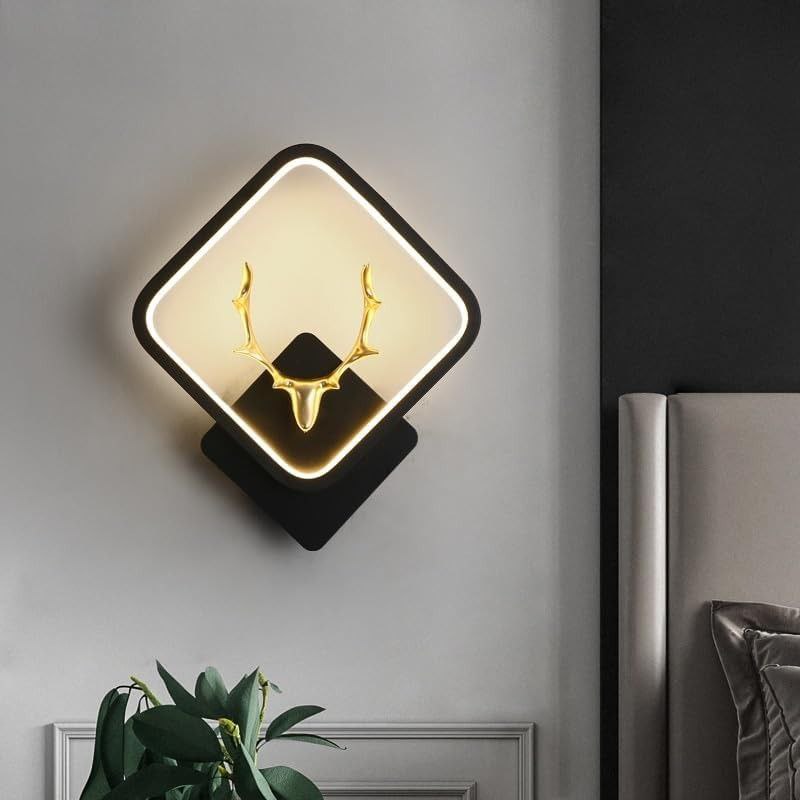 Desidiya Deer Face Led 3 Color Home Decor Fancy Indoor Outdoor Decorative L