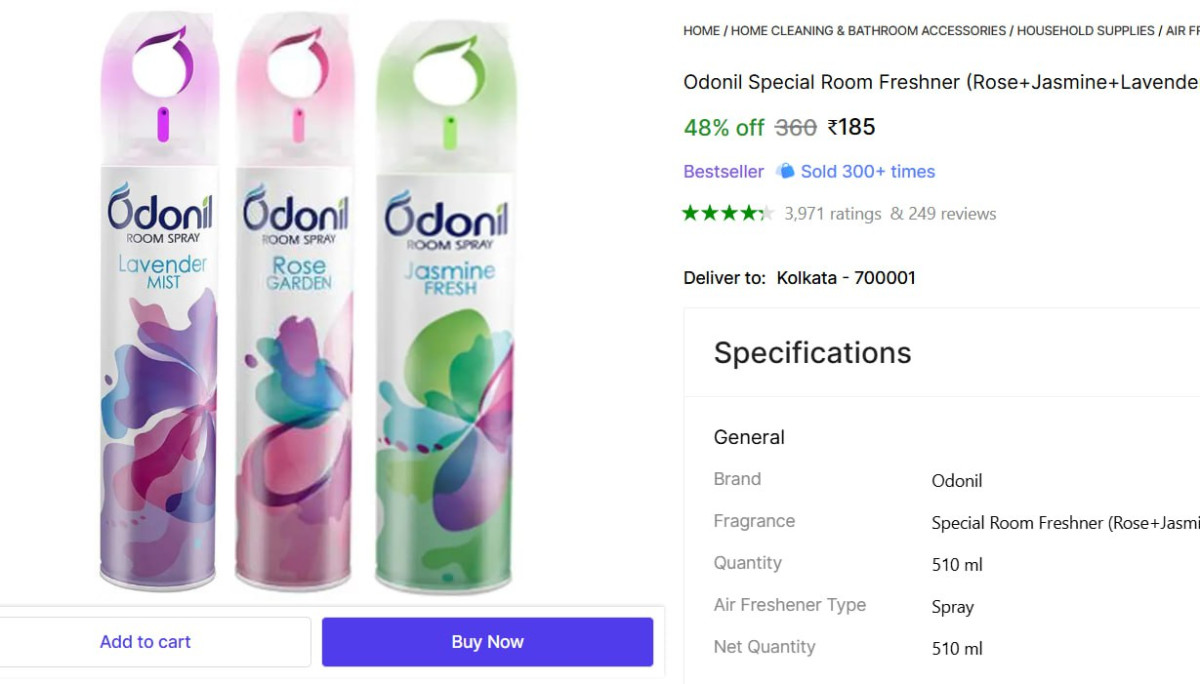 (pack Of 3) Special Room Freshener 185