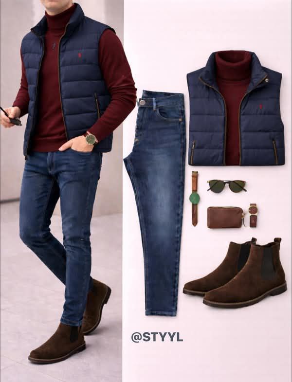 Grab Men Solid Casual Jacket 458 Men Self Design High Neck Maroon Sweater 3