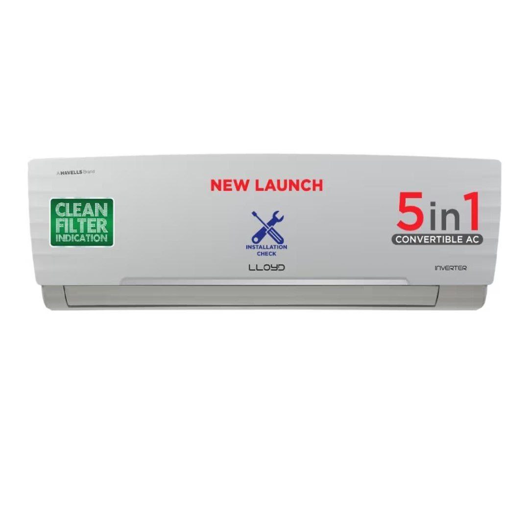 Lloyd 1 5 Ton 3 Star Inverter Split Ac (6 In 1 Convertible Copper Anti-vira