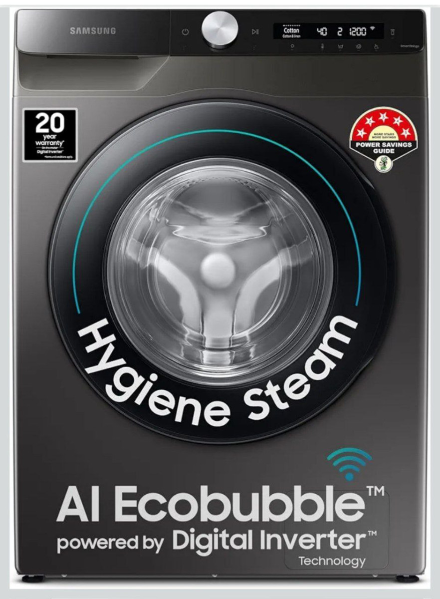 Samsung 8 Kg 5 Star Ai Control Ai Eco Bubble Wi-fi Digital Inverter Motor F