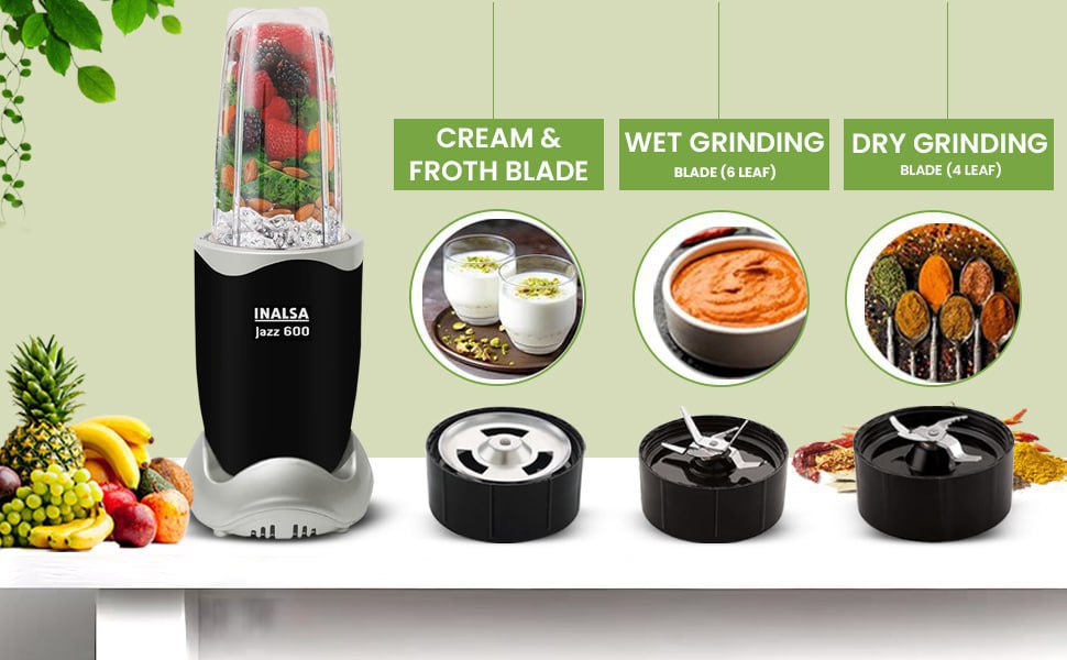 Inalsa Blender Mixer Grinder 5 Jar 600w 2135